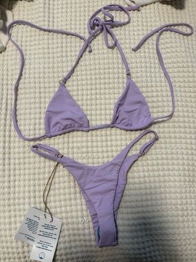 Mizuchi swimwear purple bikini set